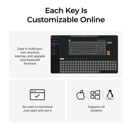 Keychron C3 Pro 8K QMK Wired Custom Mechanical Keyboard